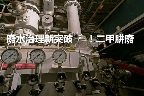 廢水治理新突破！二甲肼廢水處理技術(shù)，解決環(huán)境難題？